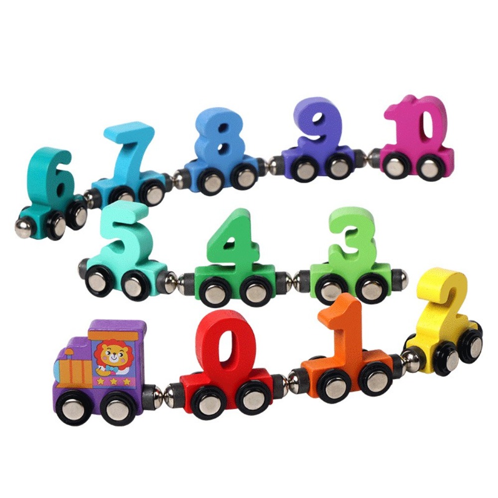 1 zestaw, pociąg z cyframi od  – Kids Education Number recenzja i cena