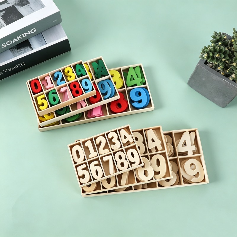 Drewniany Zestaw Cyfr do Rękod – Kids Education Name recenzja i cena